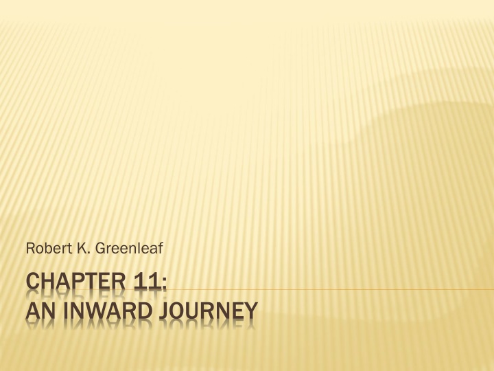 robert k greenleaf n.w