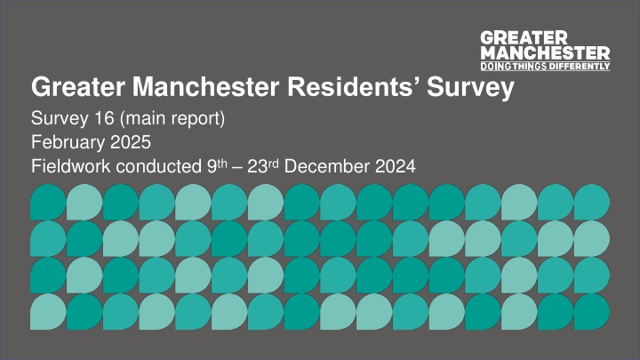 Greater Manchester Residents Survey Analysis Overview