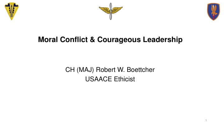 moral conflict courageous leadership n.w