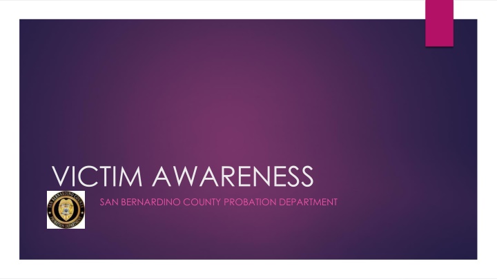 victim awareness san bernardino county probation n.w