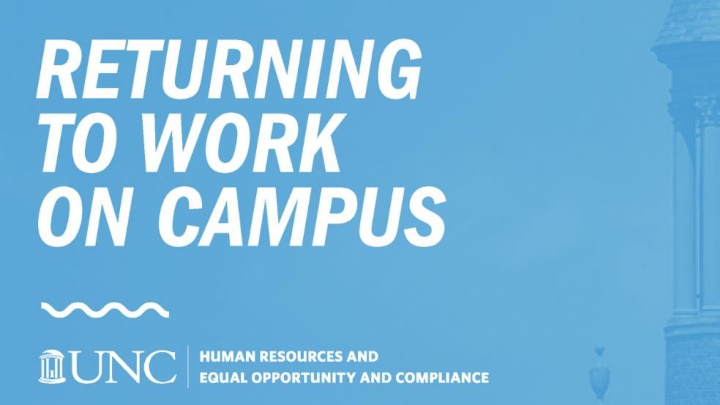 returning to work on campus n.w