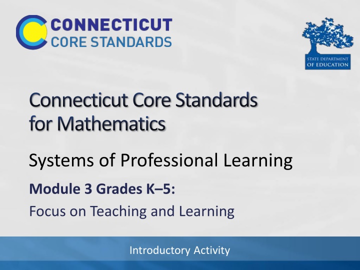 connecticut core standards for mathematics n.w
