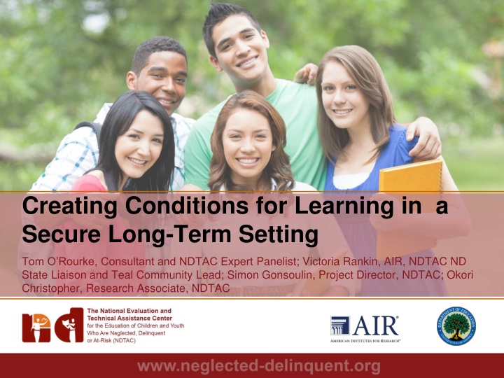 creating conditions for learning in a secure long n.w