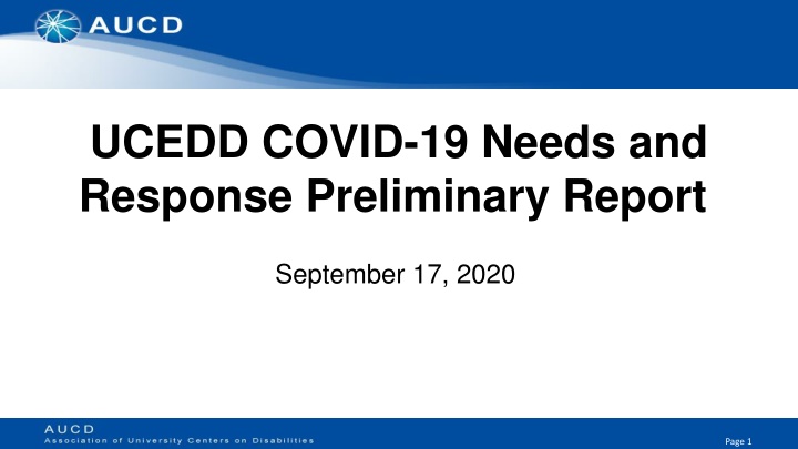 ucedd covid 19 needs and response preliminary n.w