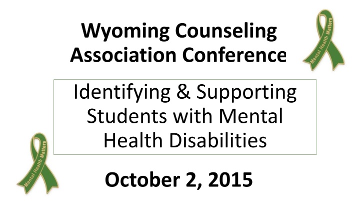 wyoming counseling association conference n.w