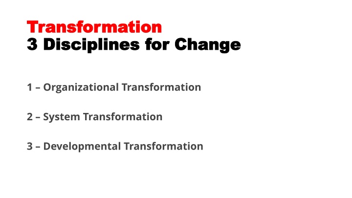 Council of Governors Development Session - Leadership Evolution