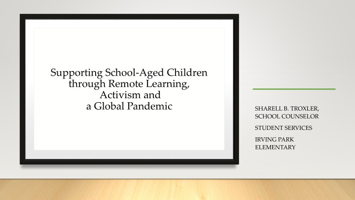 supporting school aged children through remote n.w