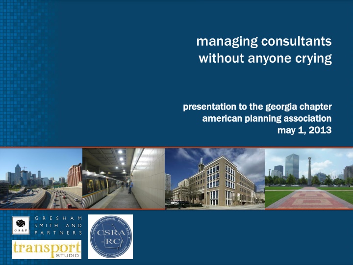 managing consultants without anyone crying n.w