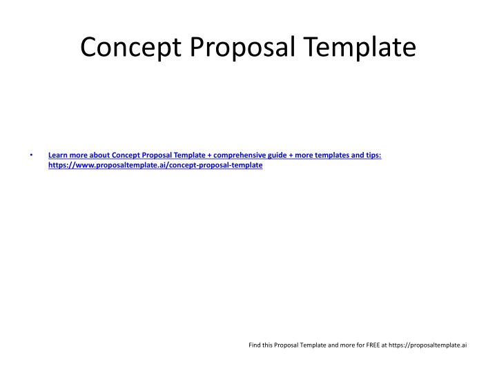 concept proposal template n.w
