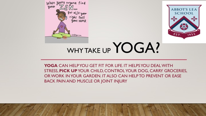why take up yoga n.w