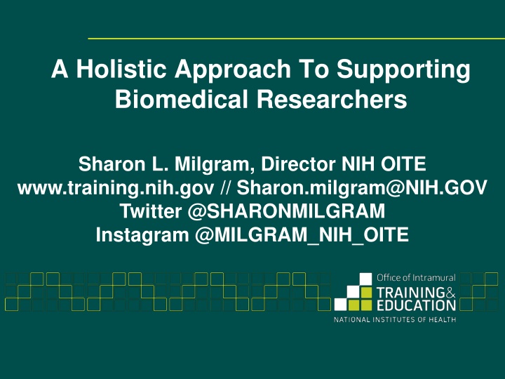 a holistic approach to supporting biomedical n.w