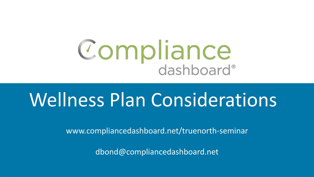 wellness plan considerations n.w