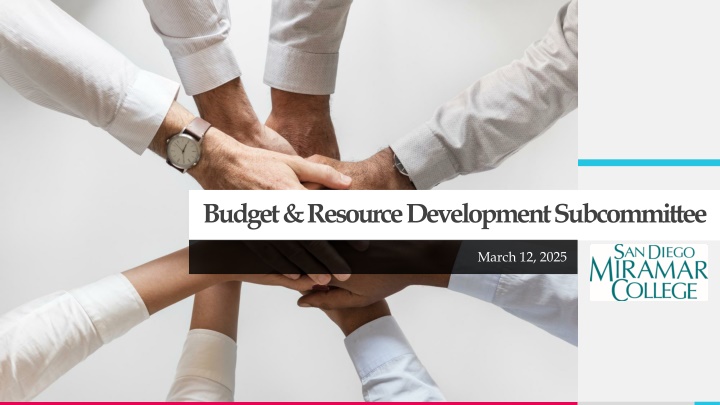 budget resource development subcommittee n.w