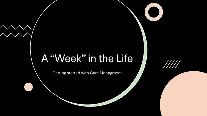 a week in the life n.w