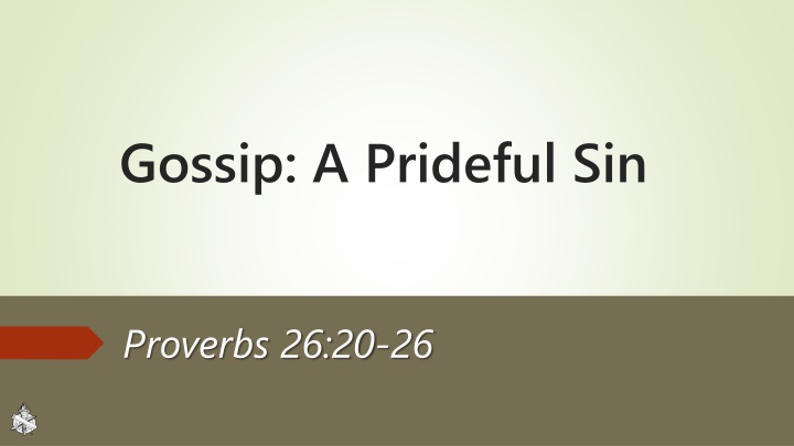 gossip a prideful sin n.w