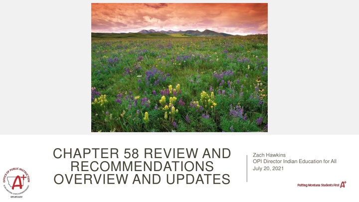 chapter 58 review and recommendations overview n.w