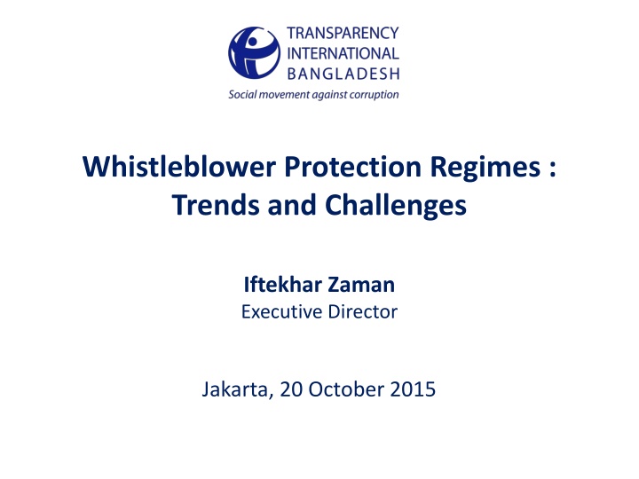 whistleblower protection regimes trends n.w