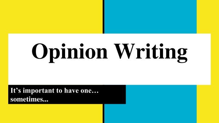 opinion writing n.w