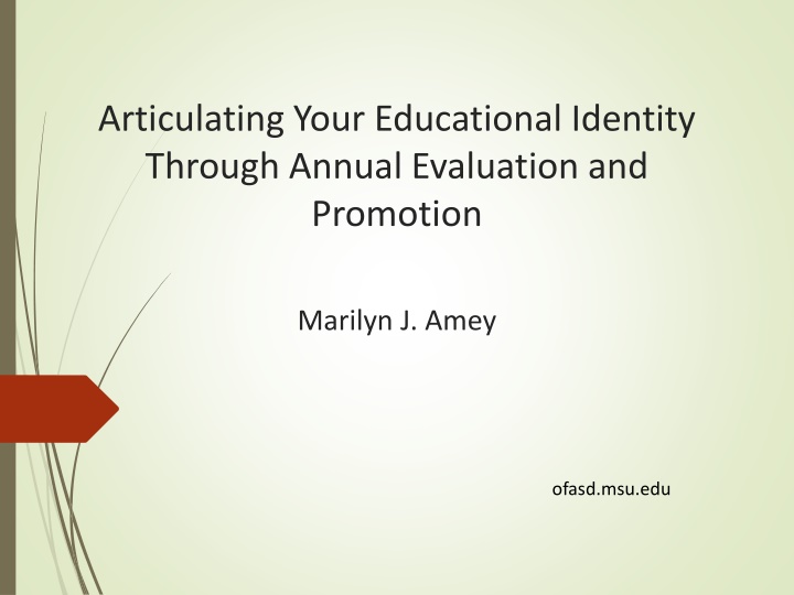 articulating your educational identity through n.w