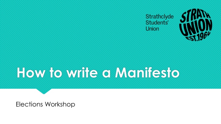 how to write a manifesto n.w
