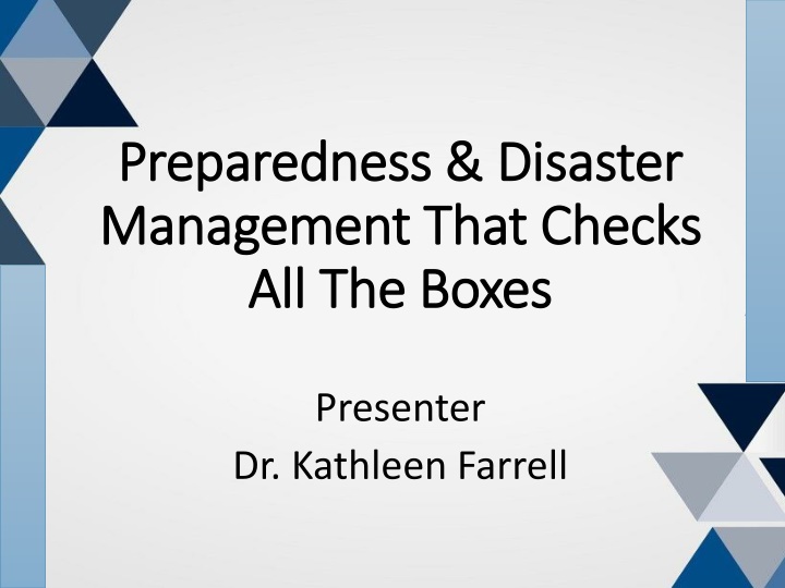 preparedness disaster preparedness disaster n.w