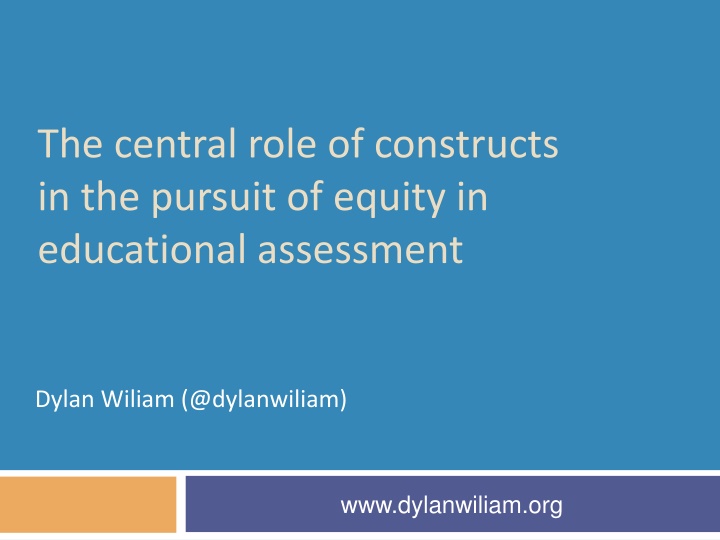 the central role of constructs in the pursuit n.w