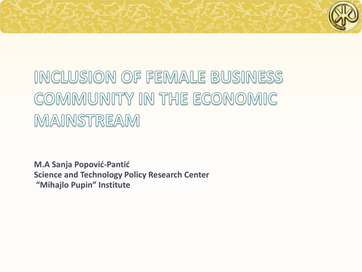 inclusion of female business community n.w