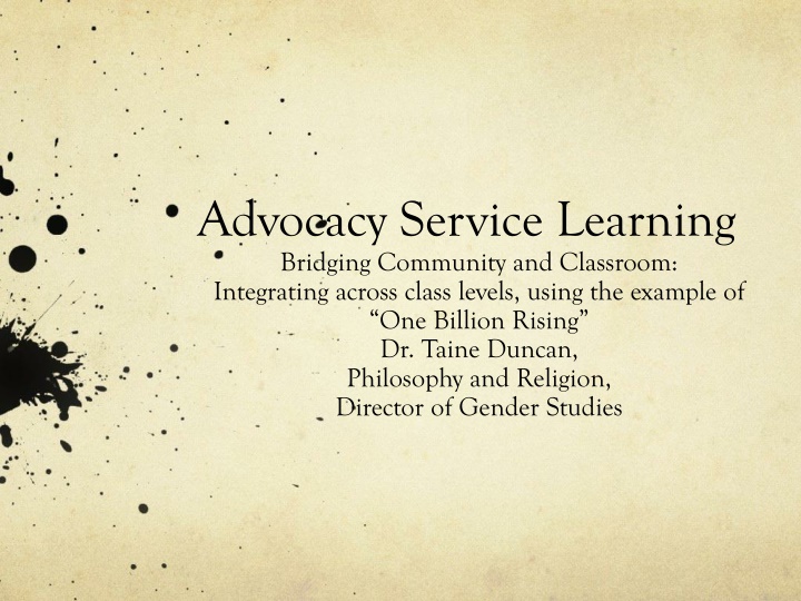 advocacy service learning bridging community n.w