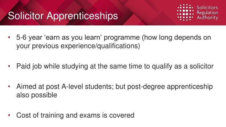 solicitor apprenticeships n.w