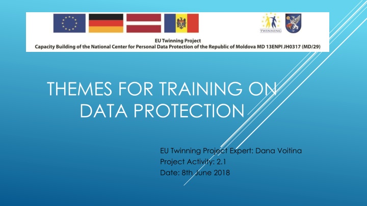 themes for training on data protection n.w
