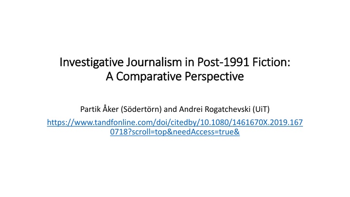 investigative investigative journalism n.w