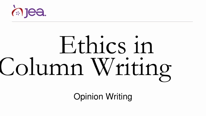 ethics in n.w