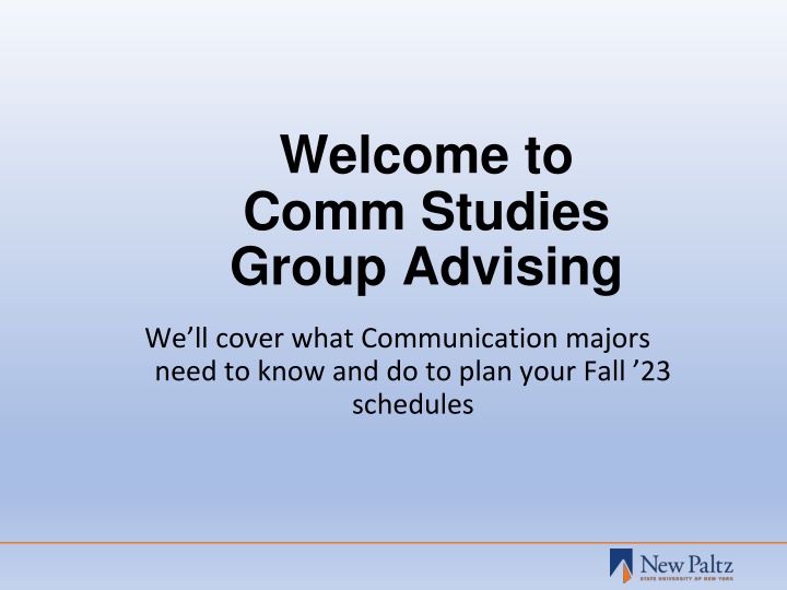 welcome to comm studies group advising n.w