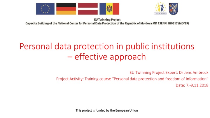 personal data protection in public institutions n.w