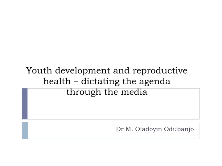 youth development and reproductive health n.w