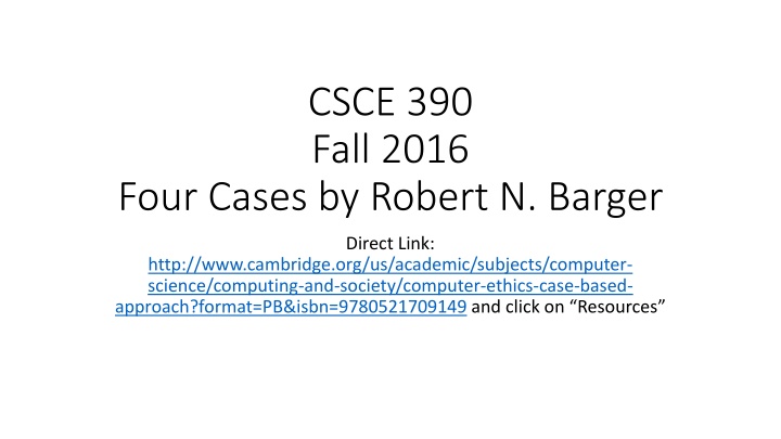 csce 390 fall 2016 n.w