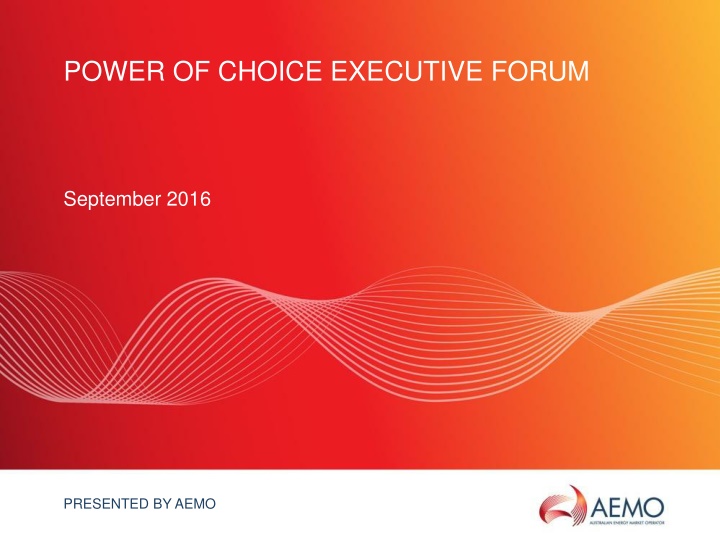 power of choice executive forum n.w