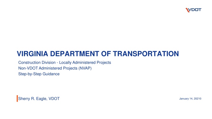 Step-by-Step NVAP Guidance for Local Administrated Projects