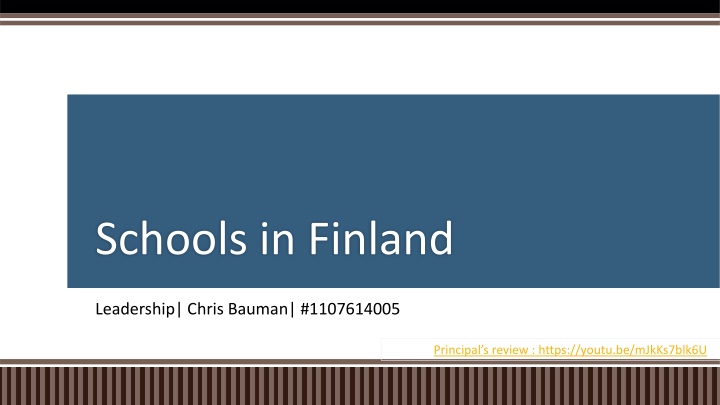 Insights into Finnish School Leadership