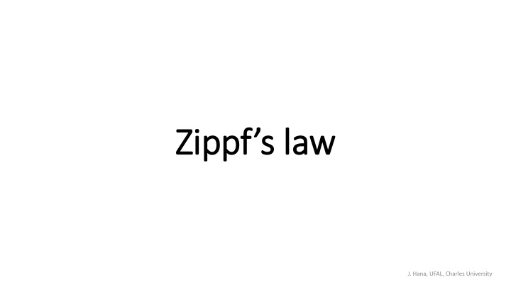 zippf s zippf s law n.w