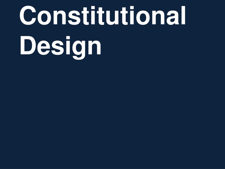 constitutional design n.w