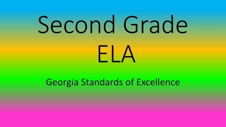 second grade ela n.w