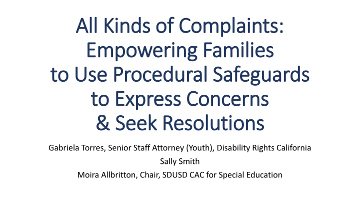 all kinds of complaints all kinds of complaints n.w