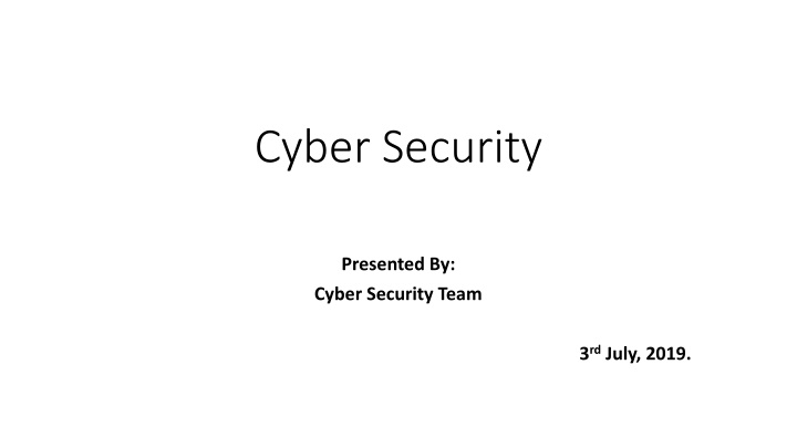 cyber security n.w