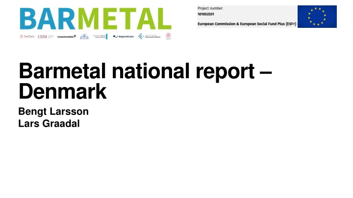 barmetal national report denmark bengt larsson n.w