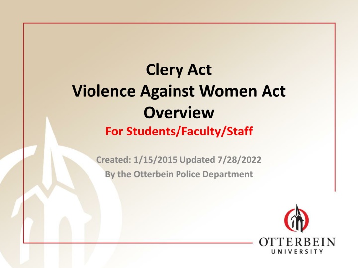 clery act n.w