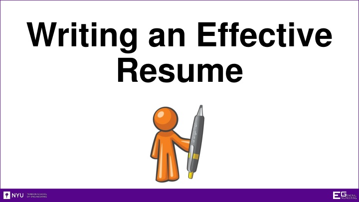 Writing an Effective Resume - Stand Out and Get Noticed