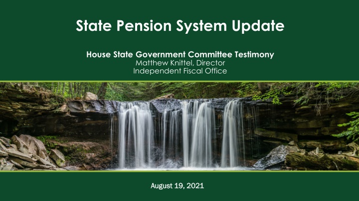 state pension system update n.w