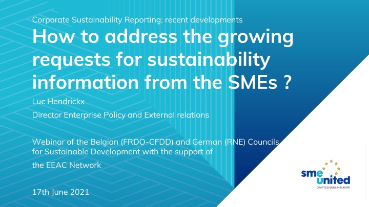 corporate sustainability reporting recent n.w