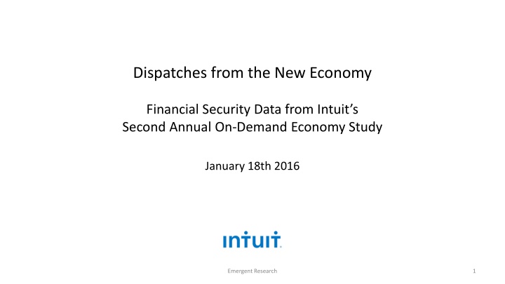 dispatches from the new economy n.w